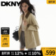 外套女落肩撞色翻领工装 新款 DKNY唐可娜儿26春季 风上衣 100%棉