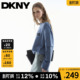 新款 DKNY唐可娜儿26春季 假两件长袖 T恤双层袖 上衣 时尚 100%棉