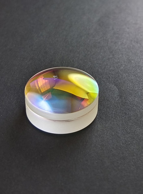 直径25.4MM 焦距35MM光学胶合透镜材质H-ZBAF52+ZF7LA件号731+732