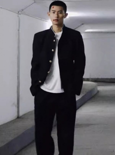 日系立领中山装套装正统jk/dk制服cos西装外套男女款春秋诘襟西服