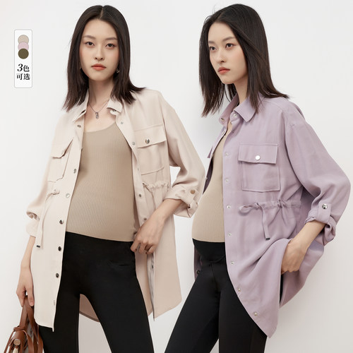 SELLYNEAR外套工装风休闲衬衫