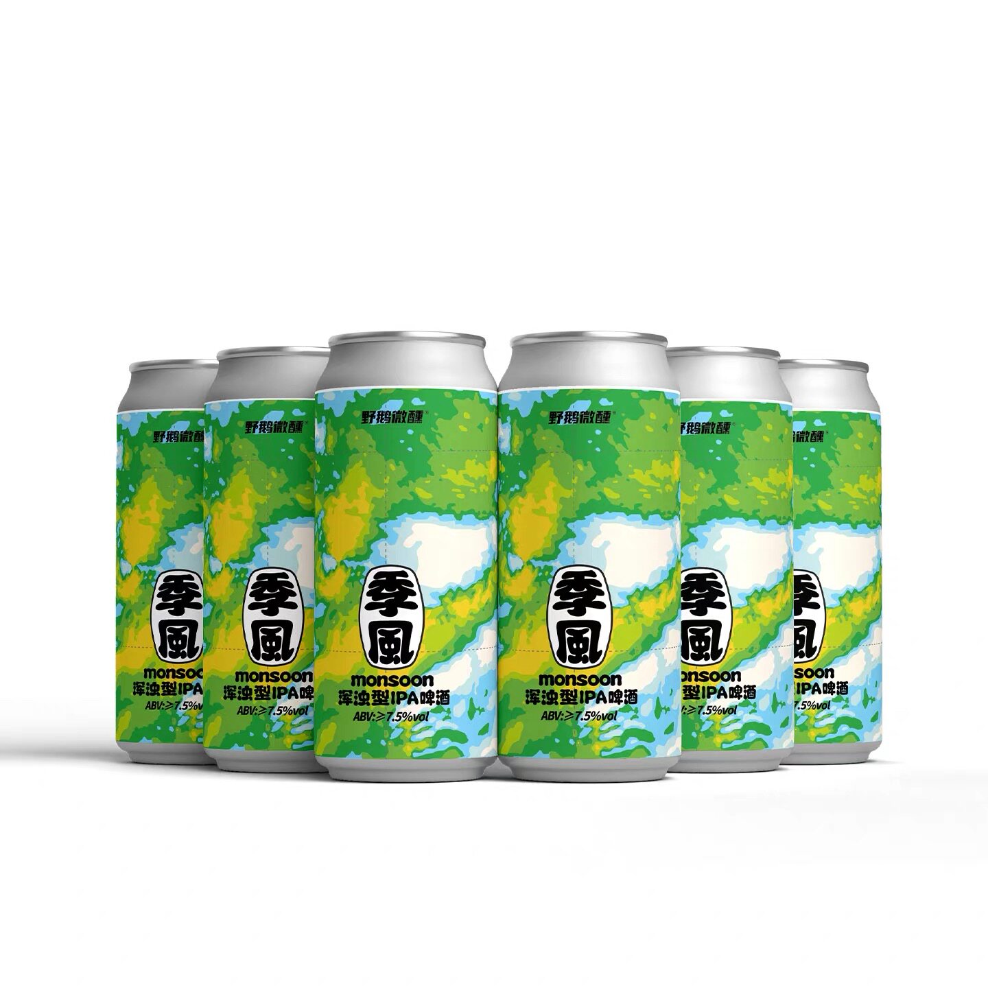 野鹅季风浑浊型IPA500ml*6罐组合