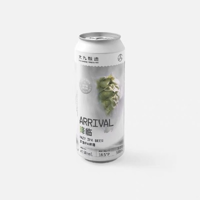 大九酿造 降临浑浊IPA啤酒 全开盖 500mL 罐装啤酒