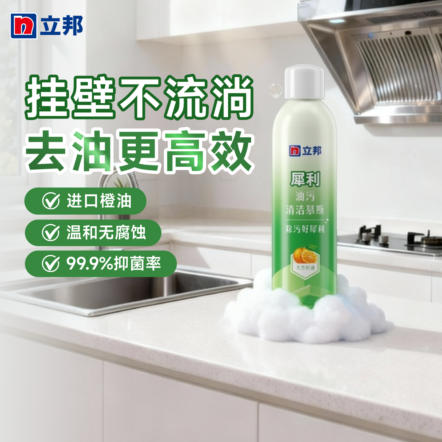 立邦犀利油污清洁剂慕斯