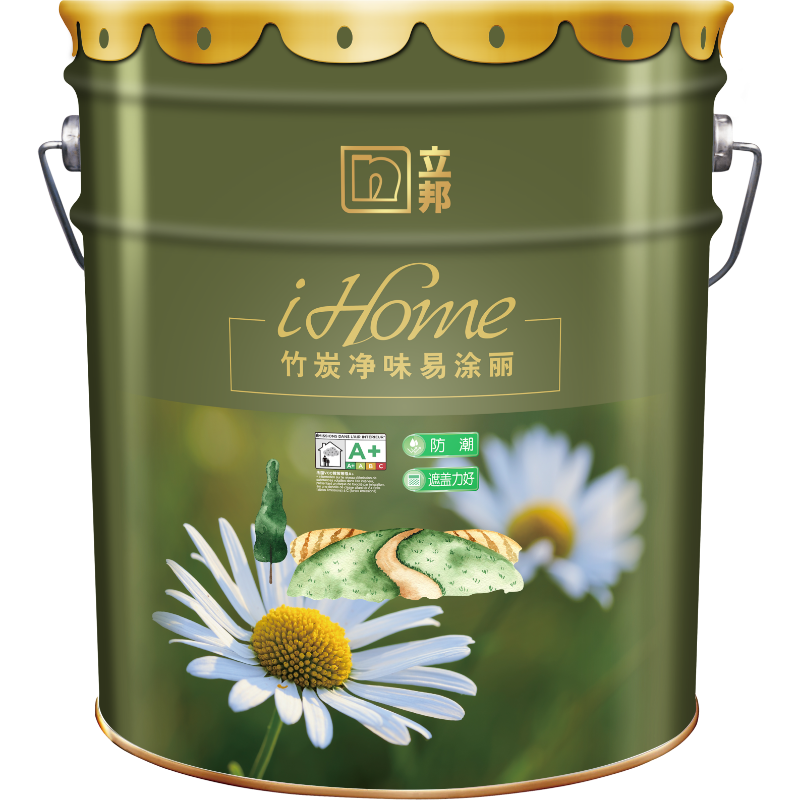 【同城购】立邦iHome竹炭净味易涂丽内墙乳胶漆