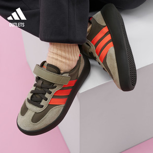 小童「果冻T头鞋」BARREDA DECODE EL板鞋德训鞋adidas阿迪达斯