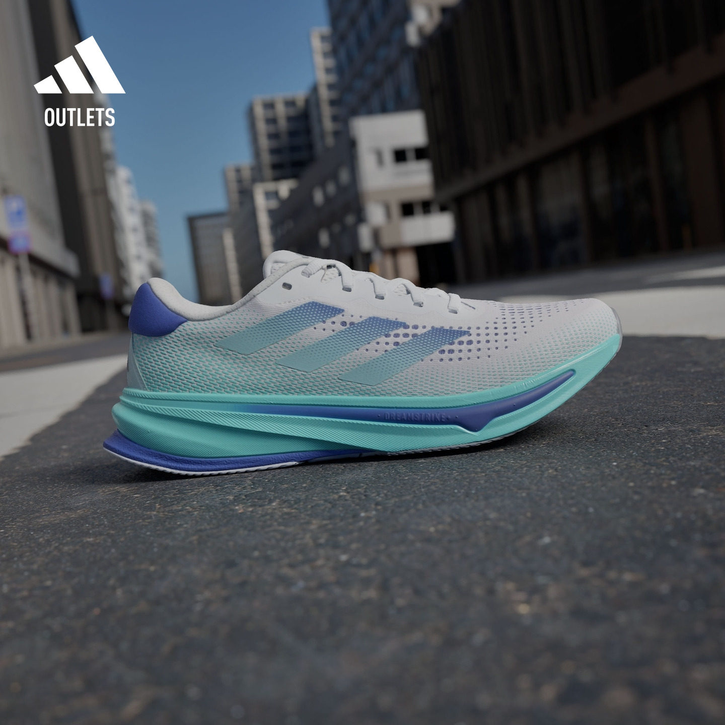 领航系列SUPERNOVA RISE超轻缓震回弹防滑慢跑鞋男adidas阿迪达斯