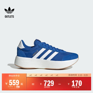 T头鞋CITY RNR复古厚底增高boost运动鞋男女adidas阿迪达斯三叶草