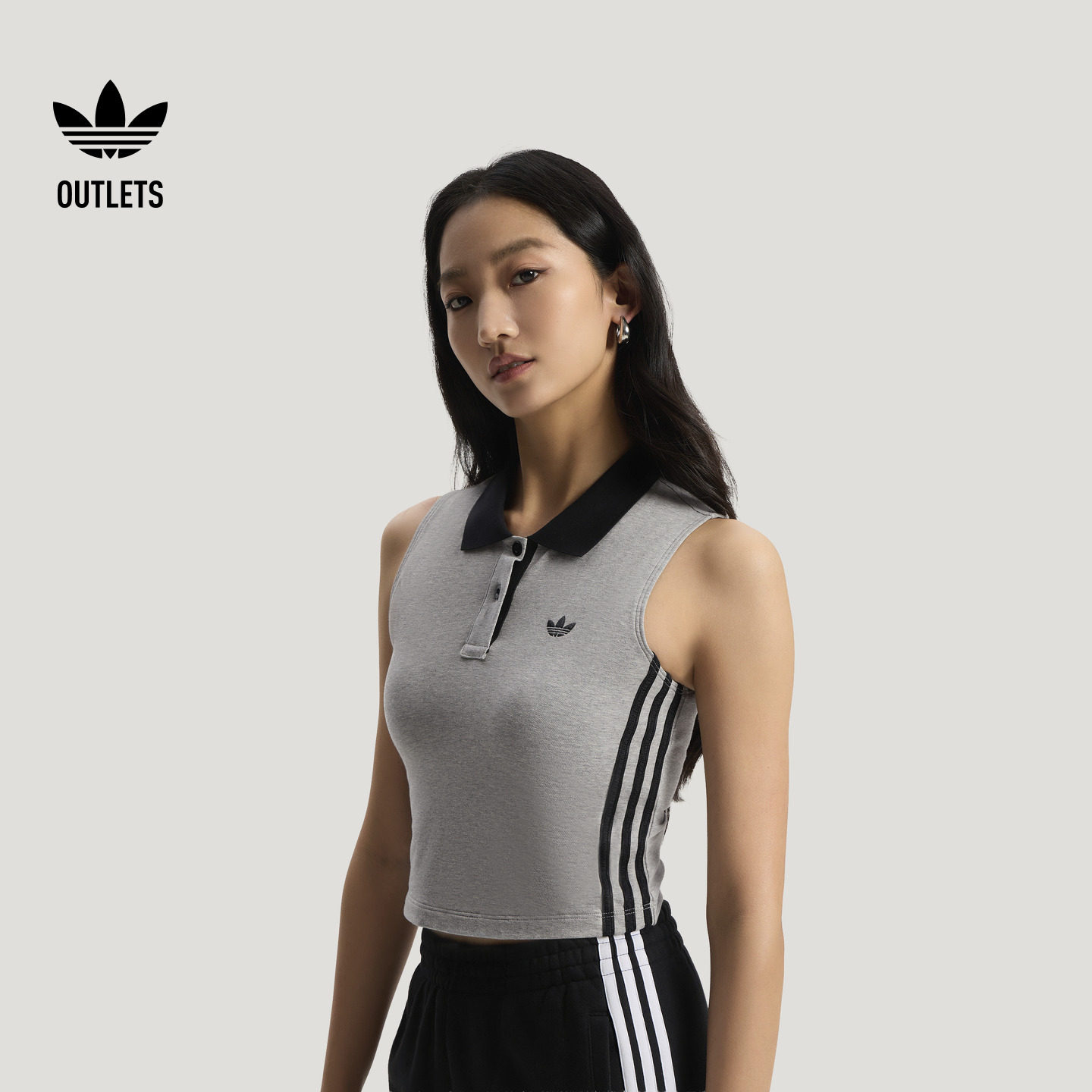 阿迪达斯三叶草女子背心