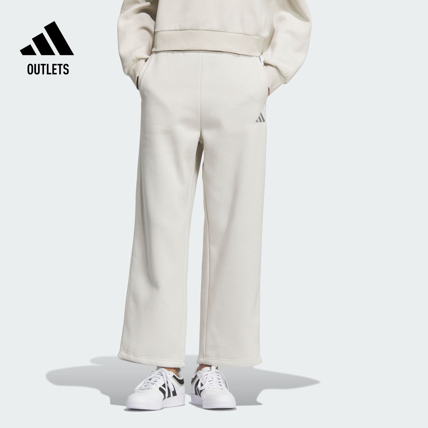阿迪达斯女子运动裤adidas