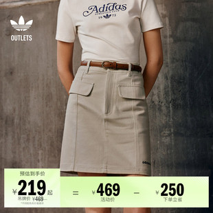 Disney adidas阿迪达斯三叶草JP1432 迪士尼联名运动半身裙女装