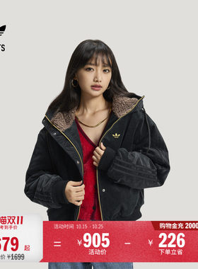 阿迪达斯三叶草女子棉服