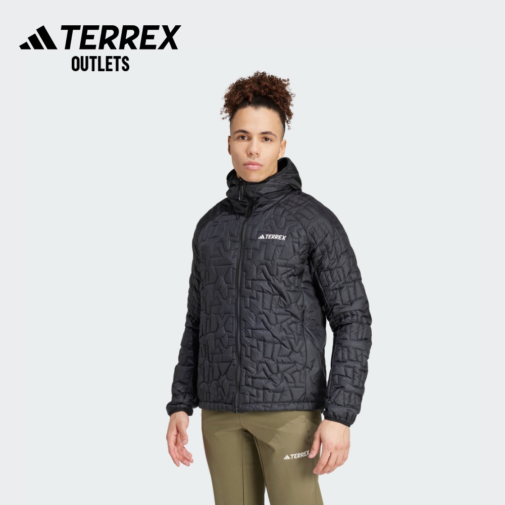 阿迪达斯TERREX男P棉棉服外套