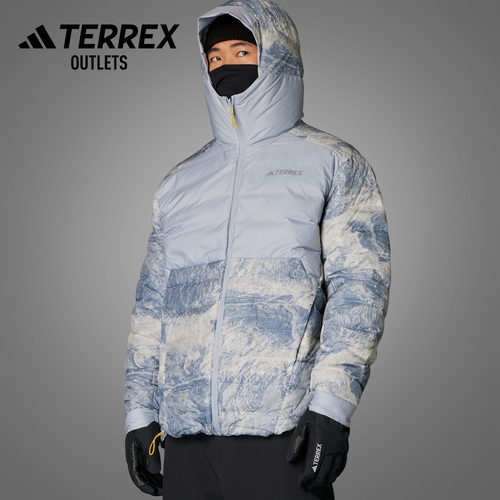 阿迪达斯TERREX联名男鹅绒羽绒服