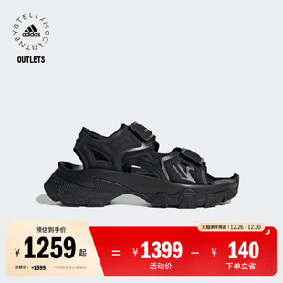 HIKA 女adidas阿迪达斯Stella CANVAS魔术贴凉鞋 IE3540 SANDAL