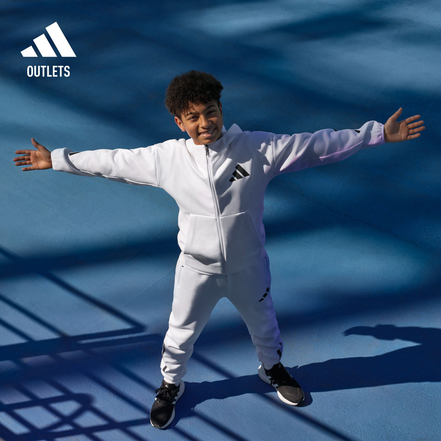 男大童ADIDAS ZNE系列黑标制服亲子款亲肤柔软运动裤阿迪达斯