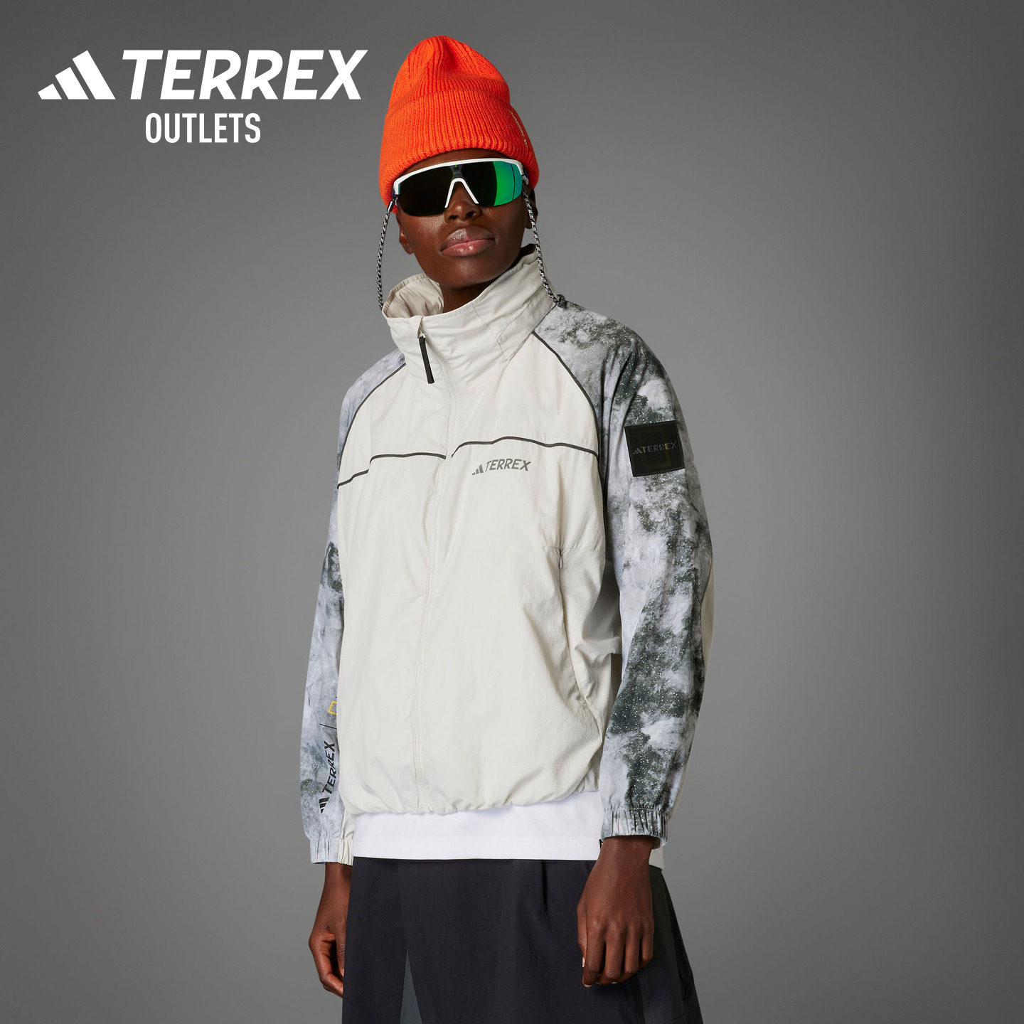 国家地理联名防风透湿UPF100+防晒衣女装adidas阿迪达斯TERREX