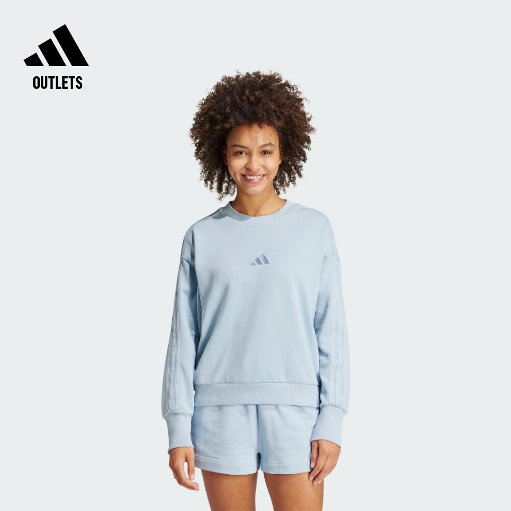 休闲宽松圆领卫衣套头衫女装adidas阿迪达斯官方outlets轻运动