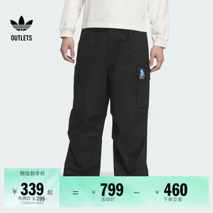 adidas阿迪达斯官方outlets三叶草 男装 休闲宽松工装 风运动裤