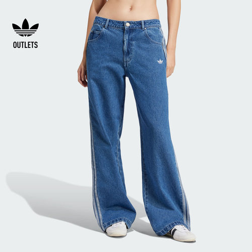 阿迪达斯三叶草女子运动裤