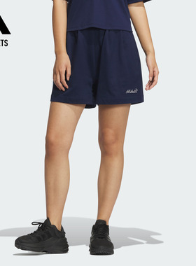 休闲舒适短裤女装夏季adidas阿迪达斯官方outlets轻运动JZ5847