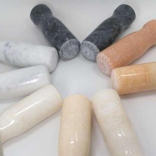 天然蒜锤子石头锤捣蒜器砸研磨棒捣碎棒石臼窝青石蒜臼把手捣药杵