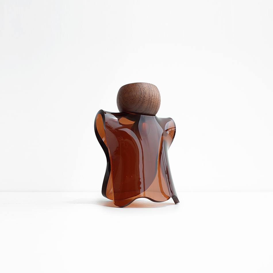 原创可爱亚克力木质小幽灵扩香器