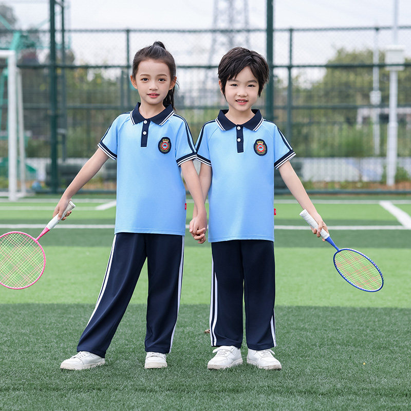 幼儿园园服夏季中小学生校服套装运动会运动服大学生班服团体定制