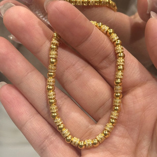 Vintage满钻串珠手串2025小金珠转运珠手链高端简约新中式精致