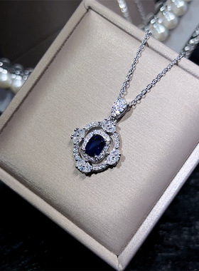 奢华高端女项链吊坠锁骨链不掉色