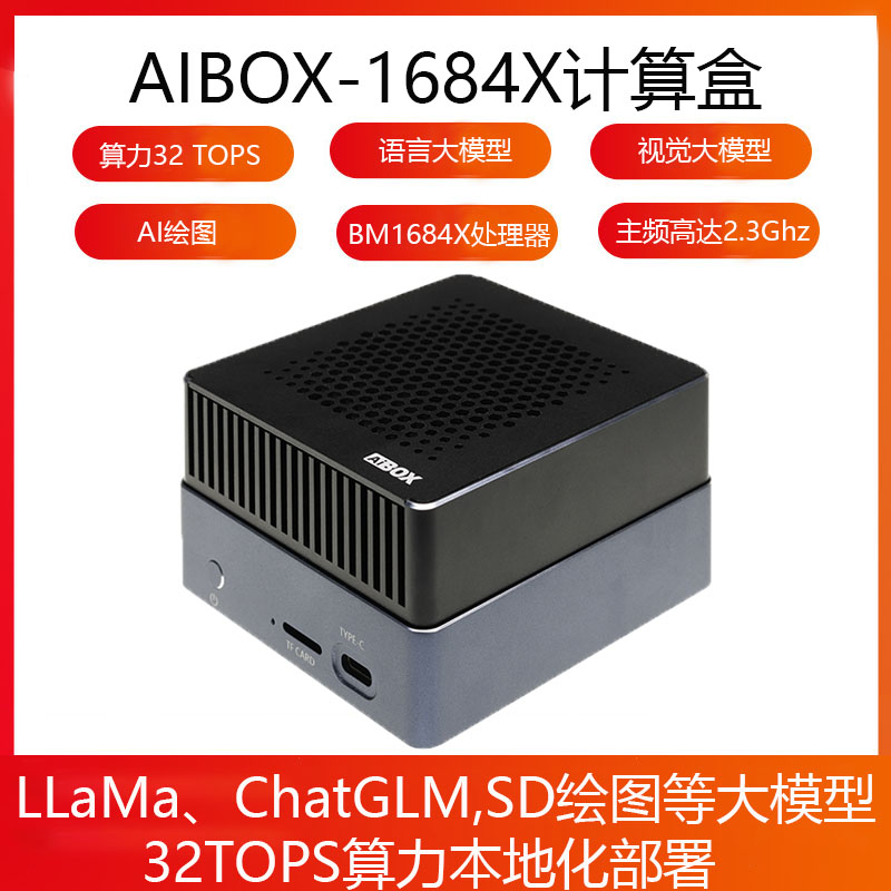BM1684X计算盒32T大模型私有化