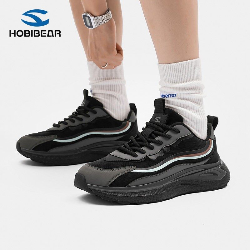 HOBIBEAR男鞋休闲鞋潮流秋季透气厚底复古运动鞋子轻便百搭老爹鞋,运动鞋new,老爹鞋,淘宝优惠券,粉丝福利购,淘宝优惠卷