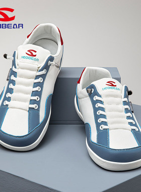 HOBIBEAR鞋子男鞋2025新款一脚蹬宽脚4e宽楦零落差宽头平步赤足鞋