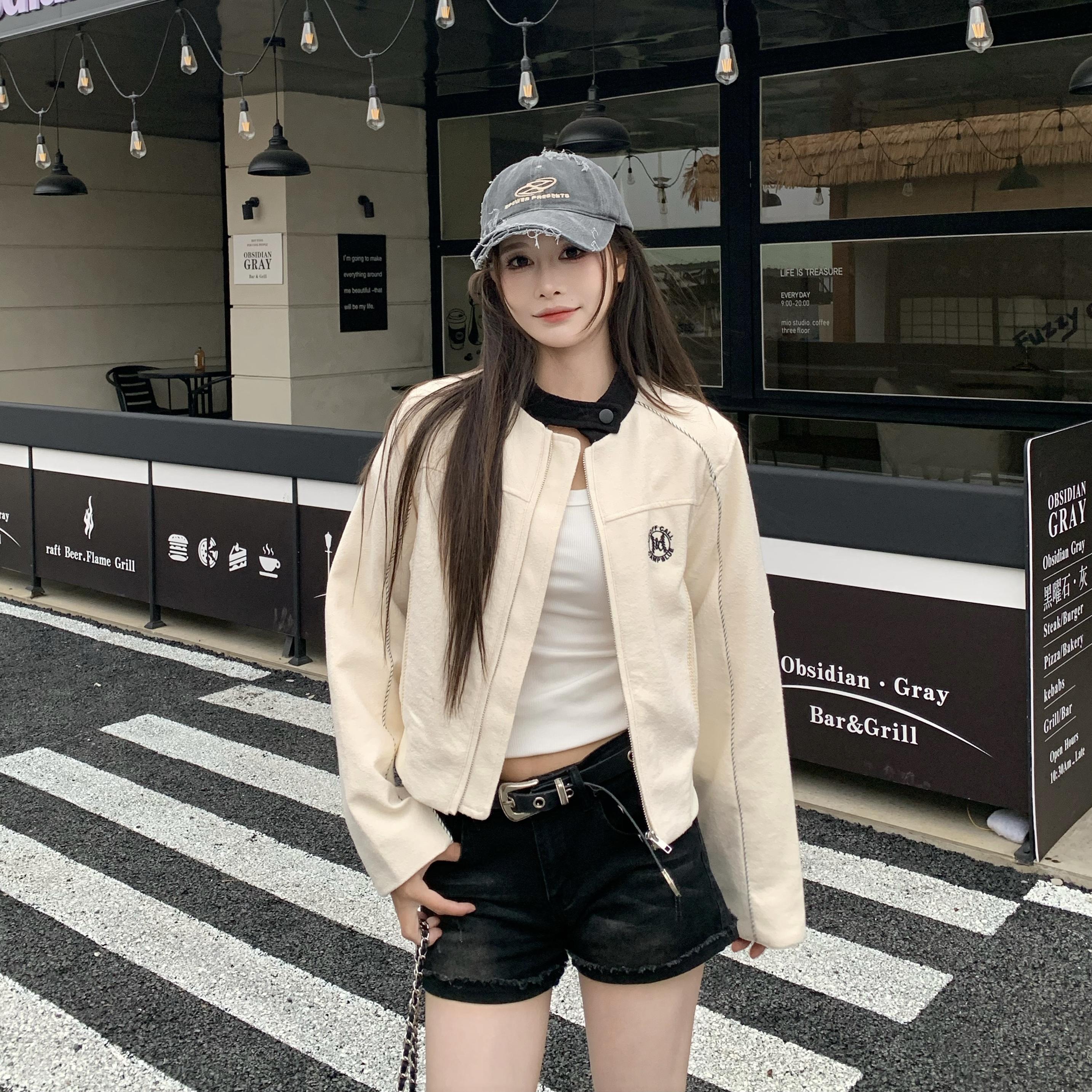 3MER小香风棒球服外套