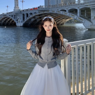 3MER哦哦三妹四色针织开衫女2026春季新款外搭长袖毛衣小外套上衣