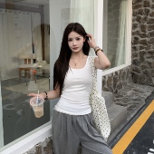 内搭T恤百搭外穿修身 3MER哦哦三妹无袖 吊带背心女2025夏新款 上衣