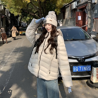 3MER90白鸭绒排骨情侣羽绒服外套