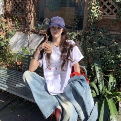 3MER韩系米奇印花短袖T恤