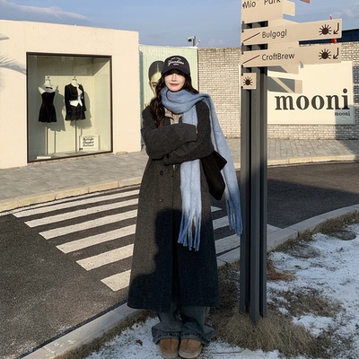 2025中长款呢子大衣毛呢外套3MER