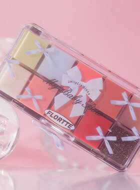 【新品上市】FLORTTE/花洛莉亚怦怦公主十色调色唇冻盘口红