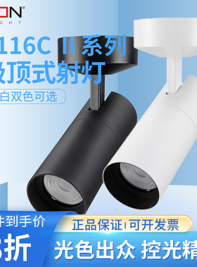 西顿照明led吸顶灯射灯15W家用防眩调节明装洗墙背景灯CEX9116C