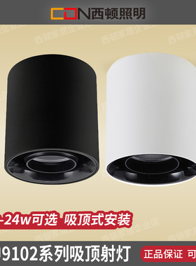 西顿照明明装射灯免开孔客厅家用无主灯天花灯吸顶射灯CEX9102C