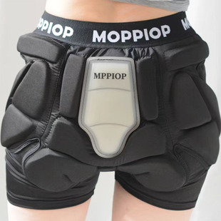 成人运动滑雪护具套装硅胶护臀护膝防撞防摔裤溜冰滑冰运动套装