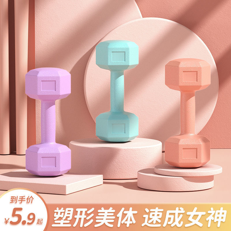 哑铃女生健身器材家用一对初学者儿童练臂肌套装男运动减肥小