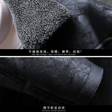 展架挂拍冬装新款皮毛一体加绒加厚男装外套A087-PY302-P240，女装短外套，电商A087