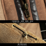 网格挂拍冬季皮毛一体加绒加厚夹克男外套潮A087-PY316-P245，男装夹克，电商A087