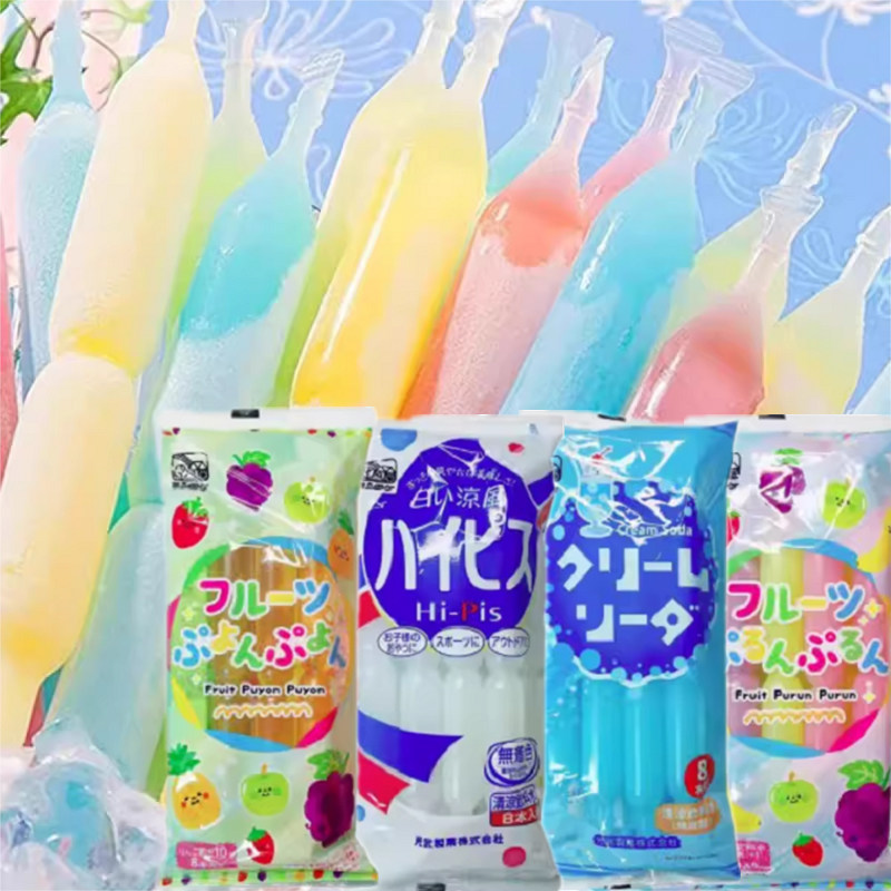 日本进口光武碎碎冰风味饮料果汁果味棒棒冰水果乳酸菌儿童零食品