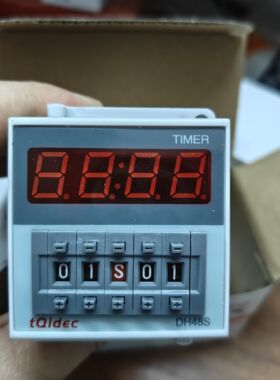 H5CN拨码数显时间继电器 DH48S-2Z 220V (0.01S-99H99M)