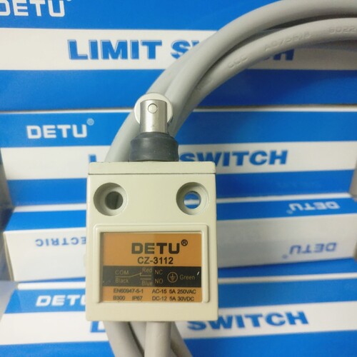 德图DETU 限位控制带引线滚轮按压型行程开关 CZ-3112