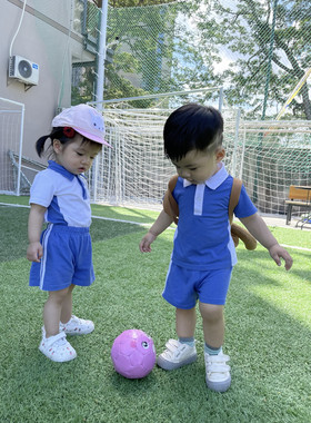荆棘鸟深圳小学网眼速干纯棉迷你校服宝宝婴幼儿童园服亲子套装
